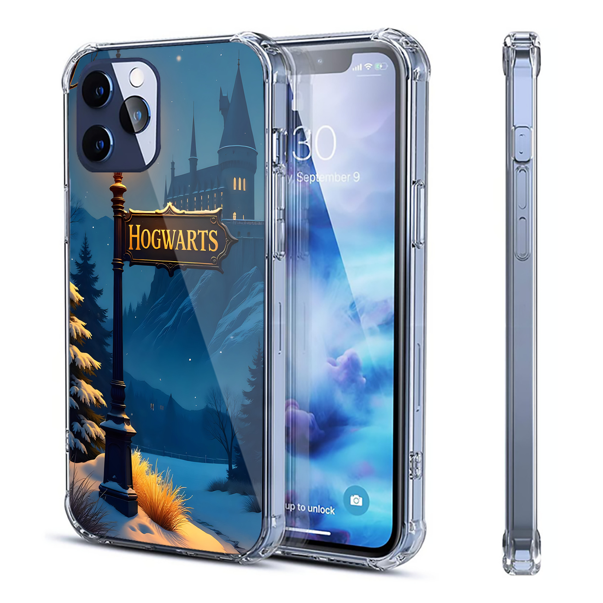 （画像用） Harry Potter ハリー・ポッターシリーズ 【iPhone 12シリーズ対応】透明スマホケース（クリアソフトケース）